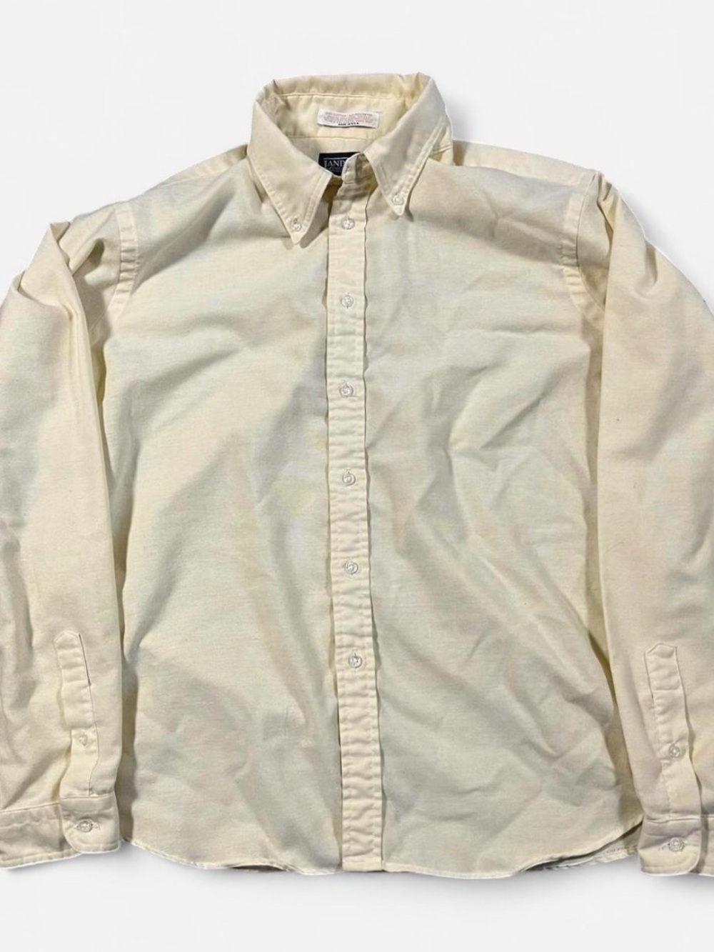 Women’s Vintage Lands End Long Sleeve Shirt Size 16 Made In USA
